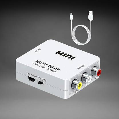 SDMINITEK  TV-out Cable MINI HDMI2AV Up Scaler 1080P Video Converter .