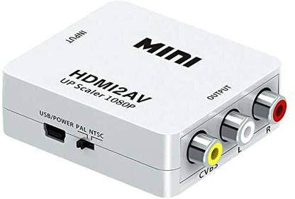 Mak World  TV-out Cable HDMI to AV 3 RCA CVBS Composite Video Audio Converter Adapter 1080P