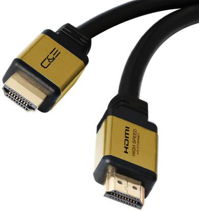 C&E HDMI Cable 4.57 m Ultra HDMI-15 Ft -(Gold)4K HDMI Cable High Speed 18GbpsCable,4K, 3D, 2160P, 1080P, Ethernet -ARC