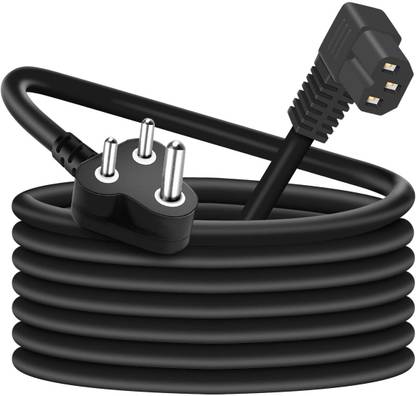 FOX MICRO  TV-out Cable 90 Degree Computer Power Cord Monitors Scanners Printers Right Angle Power Cable