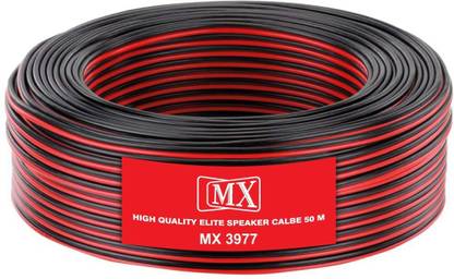 MX  TV-out Cable 50Meters High Perfomance Flexible Oxygen-Free Speaker Wire Cable (Pack of 1)