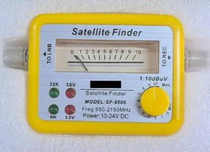 PAC  TV-out Cable SF-9506 Satellite Signal Finder Db Meter for Full Hd Dish T.V Network Setting