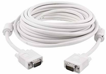 Mak World  TV-out Cable VGA to VGA 15 Pin RGA Cable for PC/Monitor/LCD/LED, Plasma, Projector, TFT