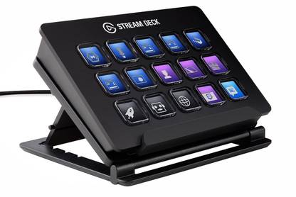 Elgato Stream Deck-Live Content Creation Controller with 15 customizable LCD keys TV Tuner Card