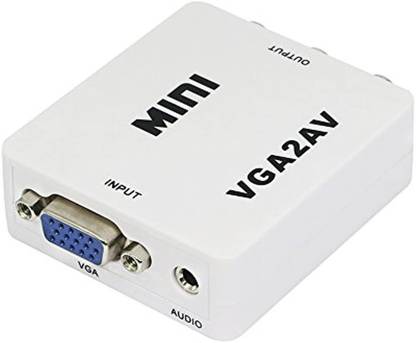 Tobo VGA to AV Converter VGA to RCA Composite Adapter with Audio PC to TV TD-657VC TV Tuner Card
