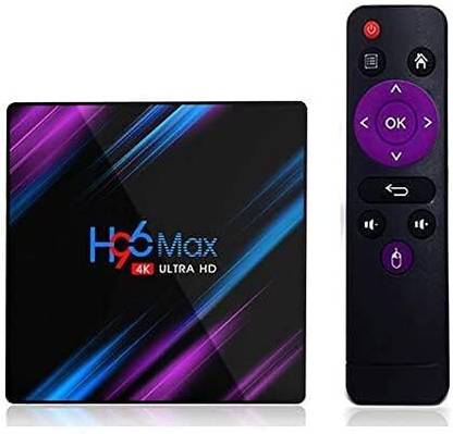 VOOCME 4K Mini PC Box with H.265 Decoding,RK3318 Quad Core 64 Bit Processor,Android 10, TV Tuner Card