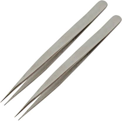 WOWSOME Pointed Tips Stainless Tweezers Used extensively in mobile/gadget / laptop repair and jewelry repair