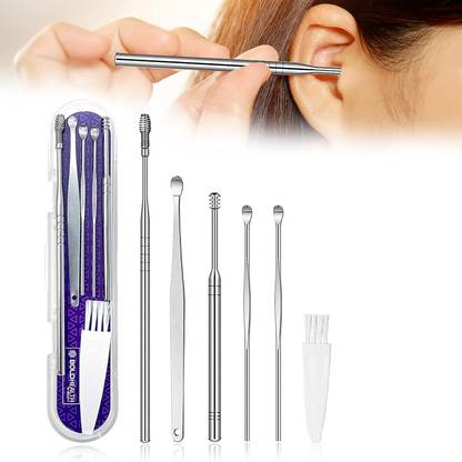 VKK TRADERS Reusable Ear Wax Cleaner Kit, Ear Wax Remover tool Kit, Ear Cleaning Tool
