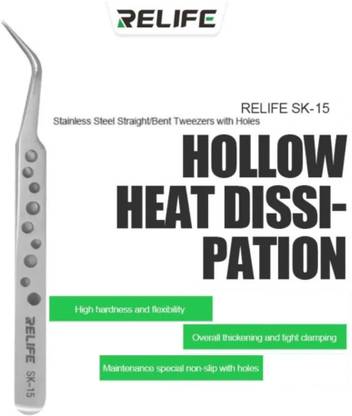 AKT TWEEZERS WITH HOLE SK-15