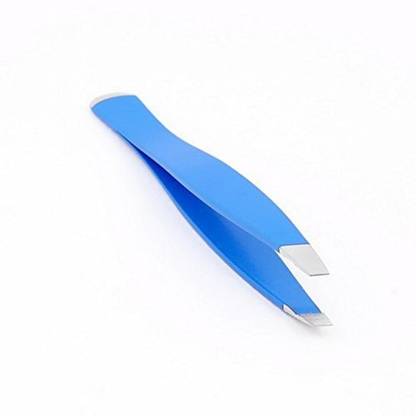 alis Beauty Tweezer Eyebrow Plucker Slant (Light Blue)