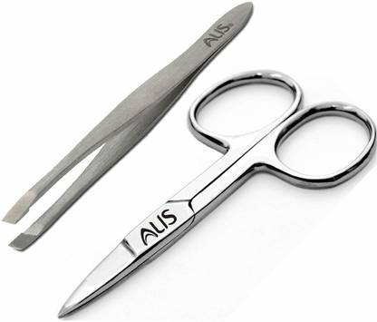 alis Slant Tip Tweezer & Scissor, Precision for Trimming & Scissor