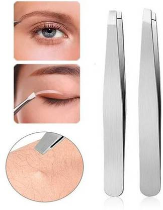 Calitate24 2Pcs Eyebrow Hair Removal Tweezers, Eyebrow Facial & Eyebrow Plucker