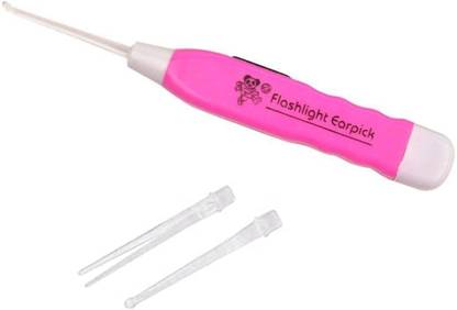 SEE INSIDE 1 Led Flashlight Earpick for Wax Cleaner With Tweezer and Electric Ear Cleaner