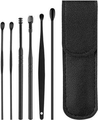 BRAND VILLA 6-in-1 Reusable Ear Cleaning Kit – Ear Wax Removal Tool Set with 360°