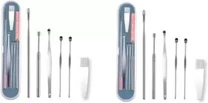FROXY CARTS 6 Pcs Reusable Ear Cleaning Tools Set For Ear Wax Remover