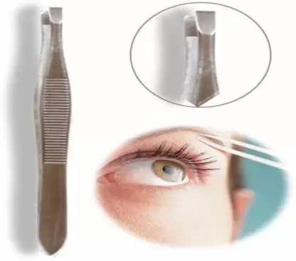 CIELOS Slant Tip Tweezer & Plucker for Upper Lip, eyebrow plucker for women