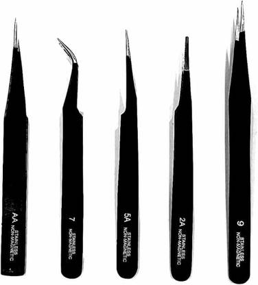 RELIBBA non magnetic 5 pc tweezer set