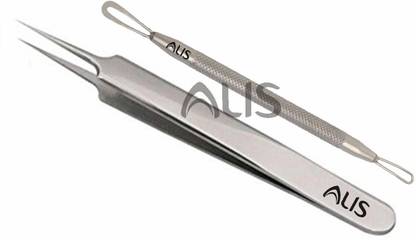 alis Professional Blackhead, Acne, Pimple Remover tool Kit | Tweezer and Blackhead Remover Tool (Tweezer and Comedone Extractor kit)