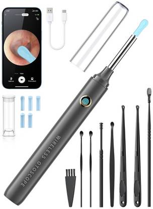 Desk Ear Wax Removal Tool Camera with 8 Kits & 5 Ear Spoon, Ear Cleaner with Camera