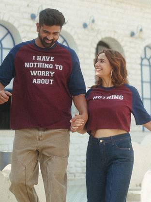 Maniac Printed Couple T-shirts Twinning Set