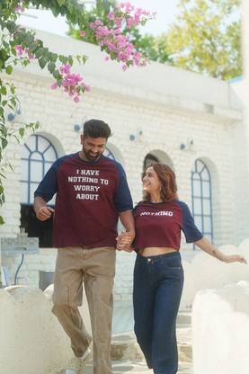 Maniac Printed Couple T-shirts Twinning Set