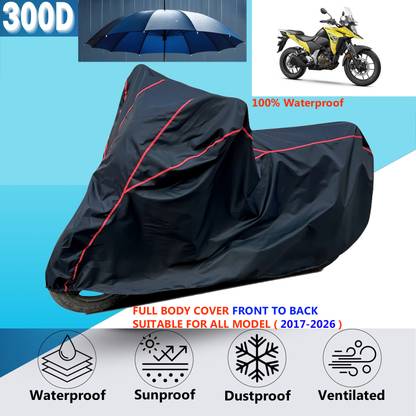 AutoGalaxy Waterproof Two Wheeler Cover for Suzuki