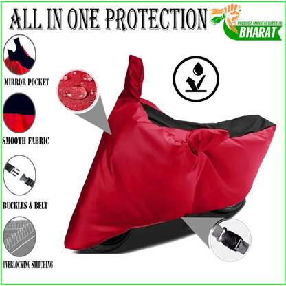 Duffel Waterproof Two Wheeler Cover for Universal For Bike, Bajaj, TVS, Royal Enfield, Revolt, Hero, Honda, JAWA, Ola, Yamaha, Suzuki, Yezdi