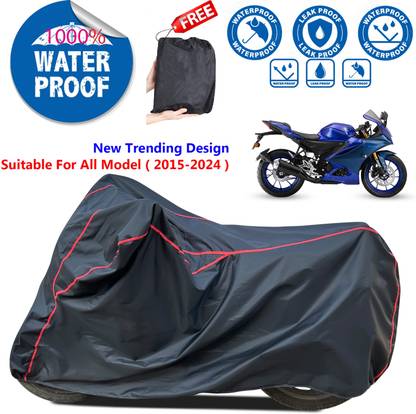AutoGalaxy Waterproof Two Wheeler Cover for Yamaha