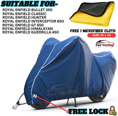 OliverX Waterproof Two Wheeler Cover for Royal Enfield