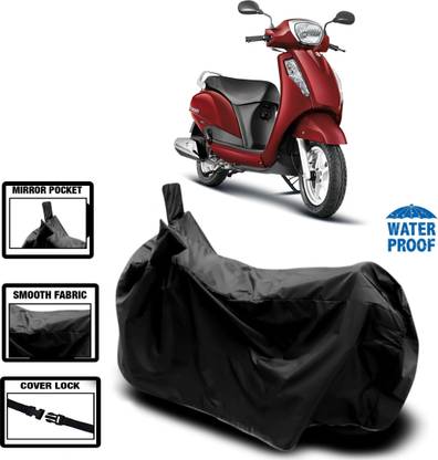 WMIZEXA Waterproof Two Wheeler Cover for Universal For Bike
