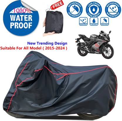 AutoGalaxy Waterproof Two Wheeler Cover for Yamaha