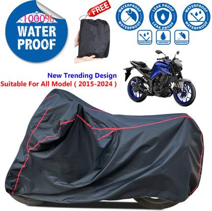 AutoGalaxy Waterproof Two Wheeler Cover for Yamaha