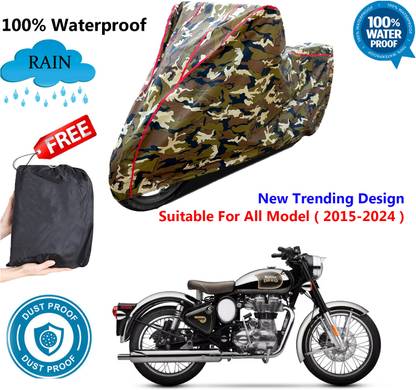 AUTOCAD Waterproof Two Wheeler Cover for Royal Enfield