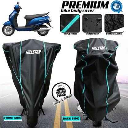 AutoGalaxy Waterproof Two Wheeler Cover for Suzuki
