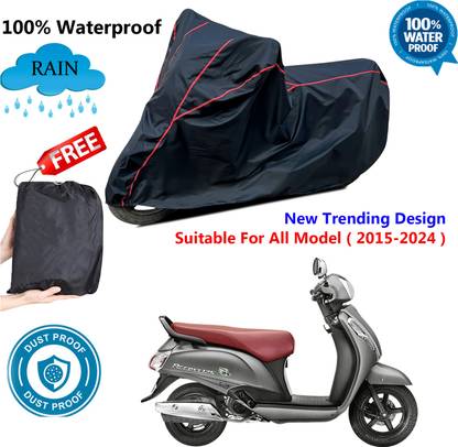 OliverX Waterproof Two Wheeler Cover for Suzuki
