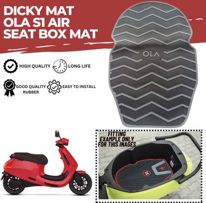 Znee Smart AMB7 Ola S1 X Plus Air Boot Mat | Box Mat | Dicky Mat Ola S1 Air Two Wheeler Mat