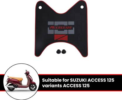 Grandbiker Floormat/Footmat Compatible for Access 125 CC, Durable | Waterproof | Anti-Slip Suzuki Access 125 Two Wheeler Mat