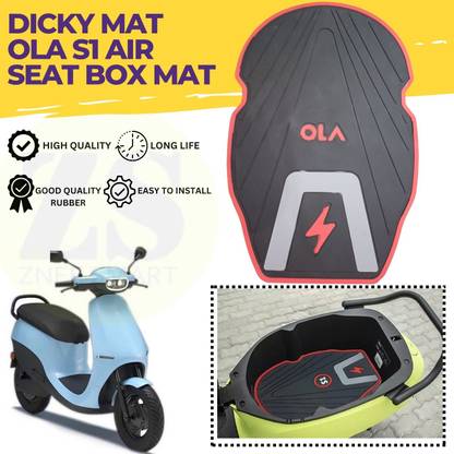 Znee Smart ANS6 Ola S1 X Plus Air Boot Mat | Box Mat | Dicky Mat Ola S1 Air Two Wheeler Mat