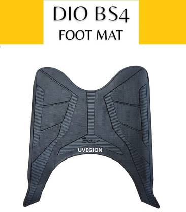UVEGION Dio Bs4 Scooter Foot Mat Floor Mat for Honda Dio Two Wheeler Mat
