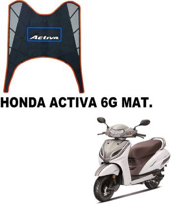 SRPHERE 6G 3D SCOOTY MAT HEAVY QUALITY RUBBER Honda Activa 6G Two Wheeler Mat
