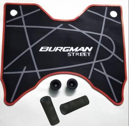Minishop Premium quality with free handle grip Suzuki Burgman Street 125, Burgman Street Two Wheeler Mat
