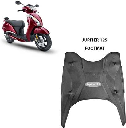 Topmtop TVS Jupiter Premium Quality Scooty Foot Mat Floor Mat TVS Jupiter Two Wheeler Mat