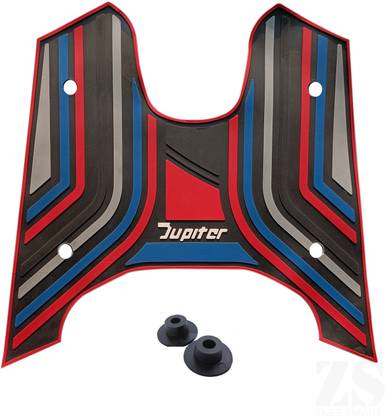 Znee Smart TVS Jupiter 125 Premium Quality Foot Mat Multi Color TVS Jupiter Two Wheeler Mat