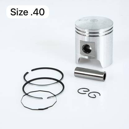 WE PISTON KIT FOR TVS XL SUPER 70 CC (SIZE 0.40) 1980::2016 9.1:1 Cast