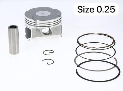 WE PISTON KIT FOR BAJAJ PULSAR NS160 / 160NS(SIZE 0.25)2017::2023 9.8 + 0.5 : 1 Cast