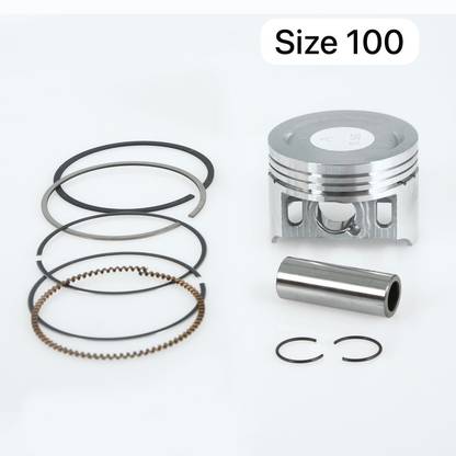 WE PISTON KIT FOR TVS XL-100 (SIZE 0.100) 2016::2023 10.3:1 Cast