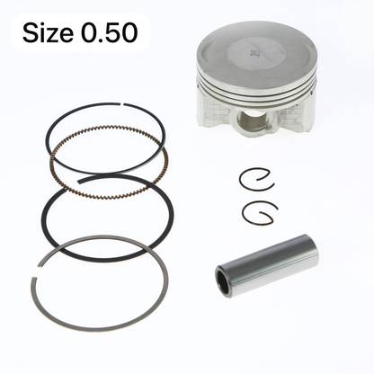 WE PISTON KIT FOR YAMAHA FZ BS6 NEW/FZ VERSION 3 (SIZE 0.50) 2019::2023 9.6 : 1 Cast
