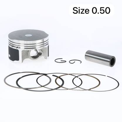 WE PISTON KIT FOR PULSAR 150 BS-4 , 2 V (SIZE 0.50) 2017::2020 9.5:1 Cast