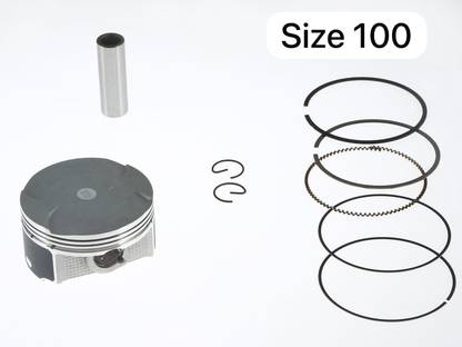 WE PISTON KIT BAJAJ PULSAR NS200/RS200/AS200/BS3,BS4,BS6 (SIZE 100) 2012::2024 11.1:1 Cast