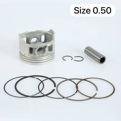 WE PISTON KIT FOR SUPER SPLENDOR / GLAMOUR (SIZE 0.50) 2005::2019 9.1:1 Cast
